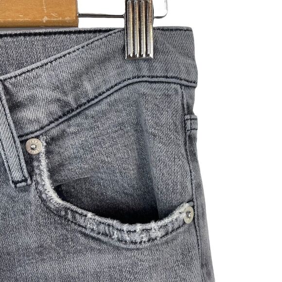 AGOLDE Nico High Rise Straight Leg Button Fly Jeans in Risk Size 28 Slim Fit - Picture 4 of 16